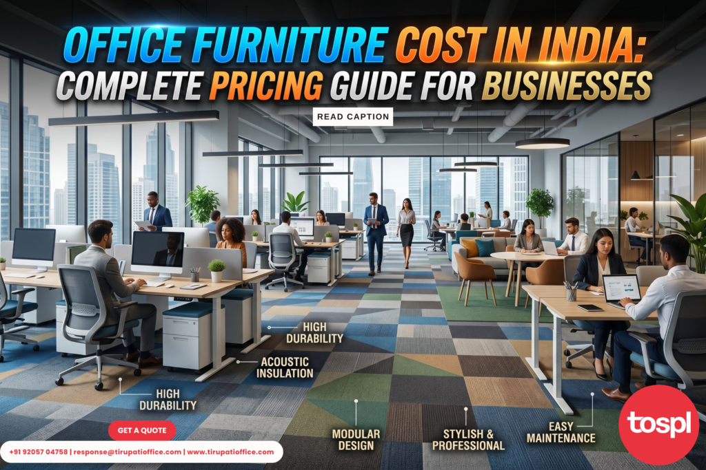 Office Furniture Cost in India: Complete Pricing Guide for Businesses